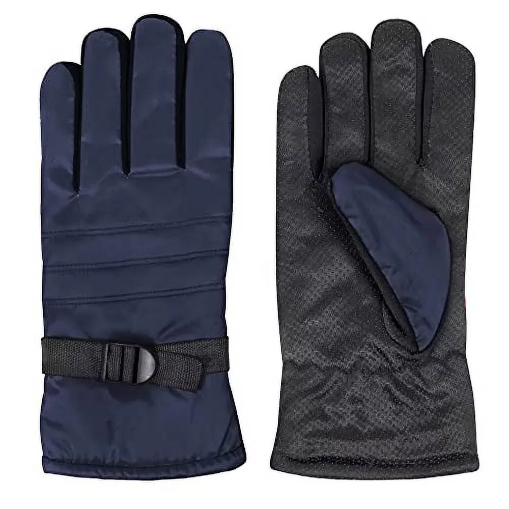 1 Pair of Adult One Size Insulated Waterproof Windproof Cold Winter Weather Gloves for Snow ZB111