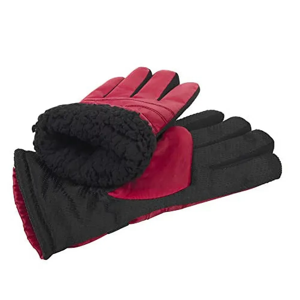 1 Pair of Adult One Size Insulated Waterproof Windproof Cold Winter Weather Gloves for Snow ZB111