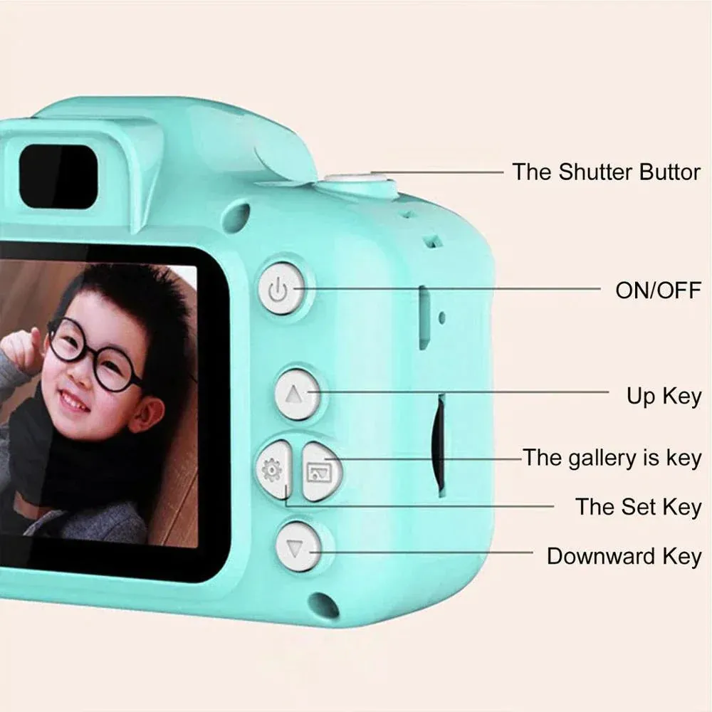 Adventure Snap (Green): Kids' Waterproof Camera for Outdoor Photography Fun