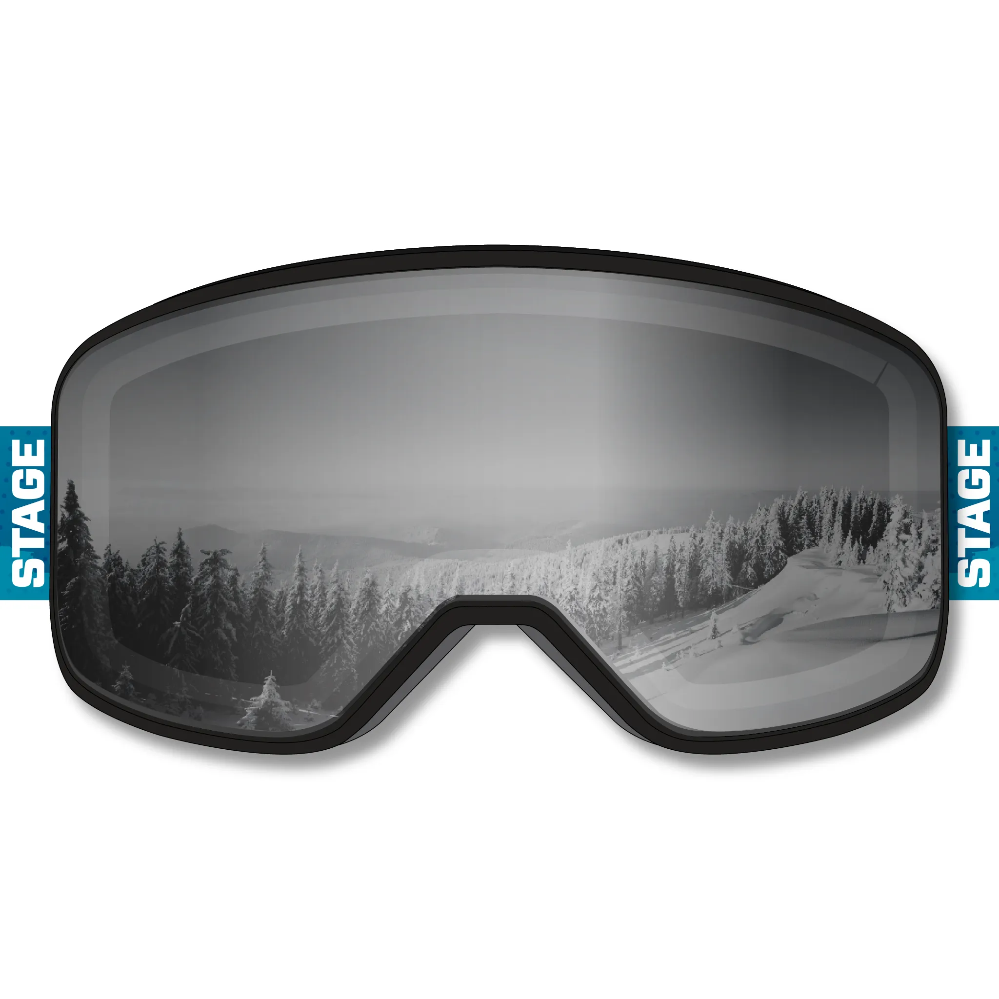 Allina Health Prop Ski Goggle - Mirror Chrome Smoke Lens