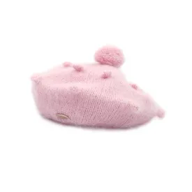 Angora Pink Beret