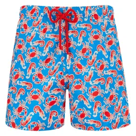 Blue ‘Crabs & Shrimps’ Mahina Swim Shorts