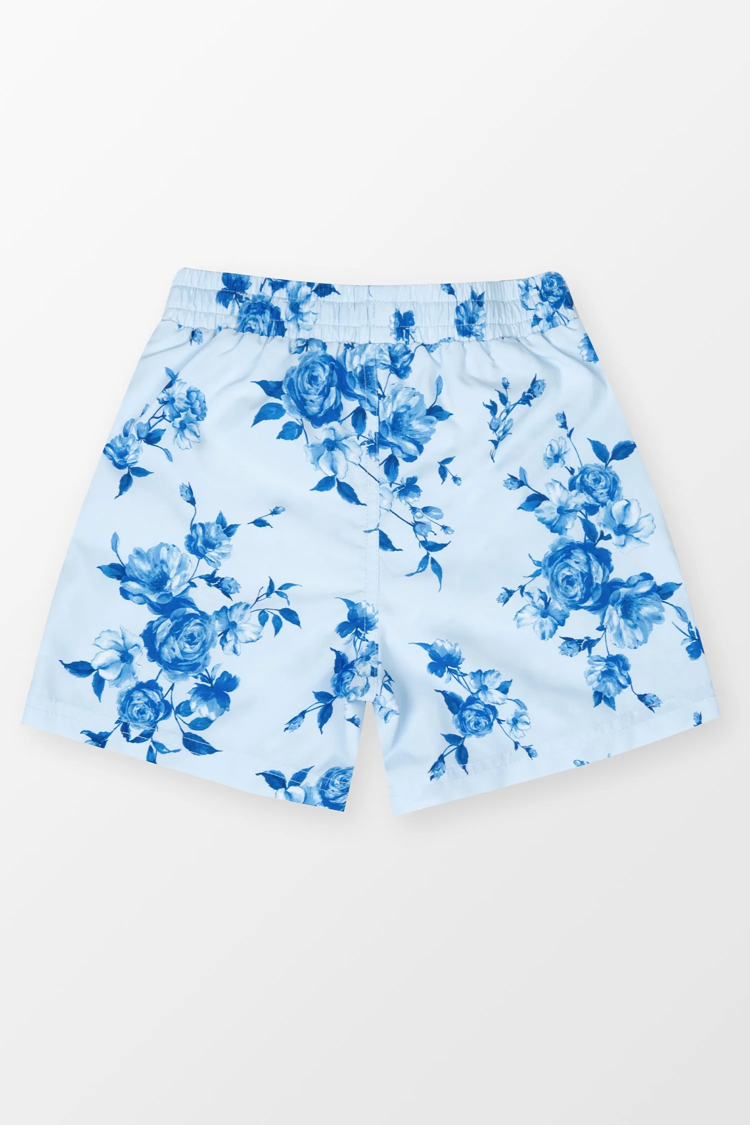 Boys Midnight Rose Drawstring Swim Board Shorts