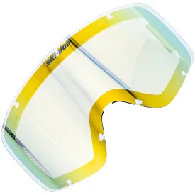 BRP 4486720026 Ski-Doo EDGE Goggles Chromed RPM Replacement Lens UV - Hi-Vis Yellow - One