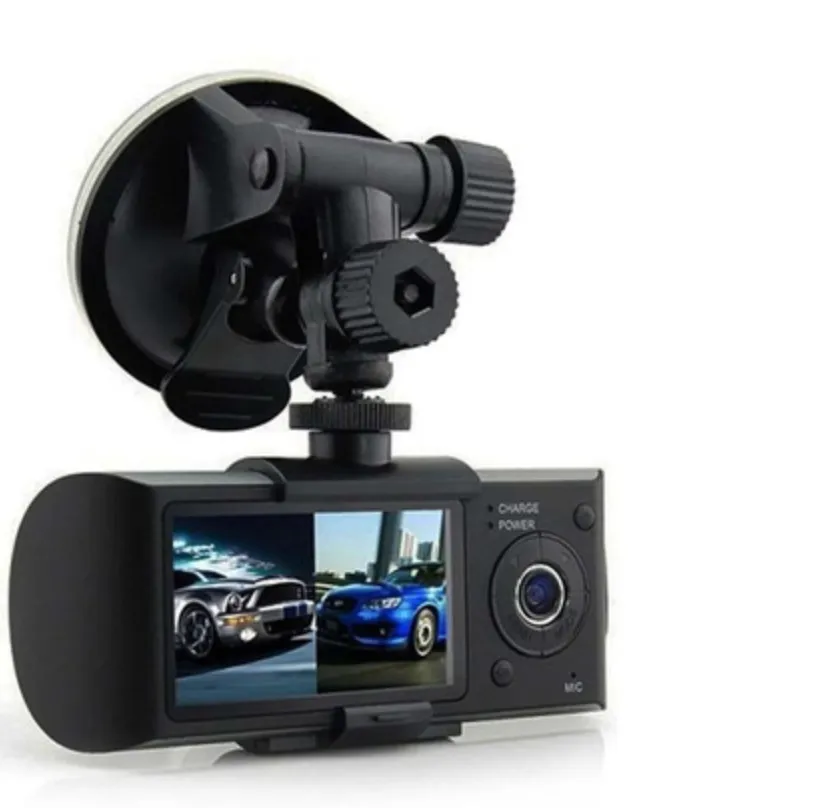 Car DVR Camera Video Recorder Dash Cam G-Sensor GPS Dual Len Cam 2.7"