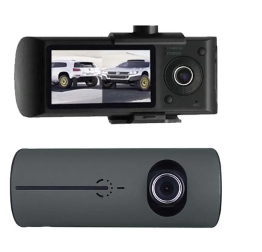 Car DVR Camera Video Recorder Dash Cam G-Sensor GPS Dual Len Cam 2.7"