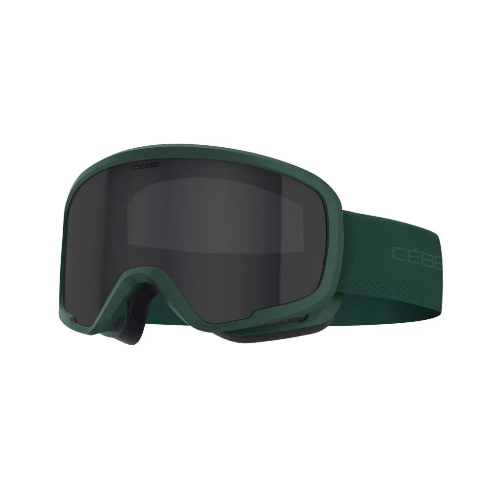 Cebe Hoopoe Kids Ski Goggles Green/Black 5-10 yrs