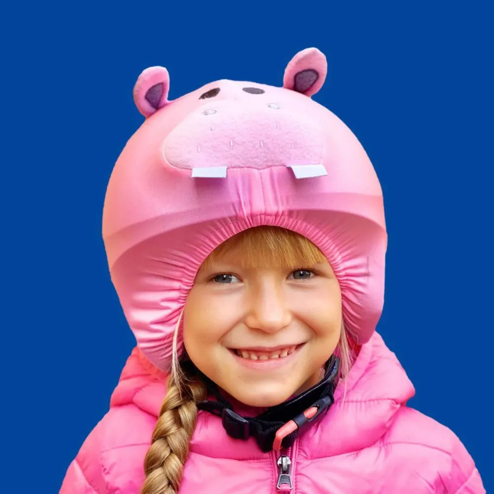 Coolcasc Animal Ski Helmet Cover - Hippo