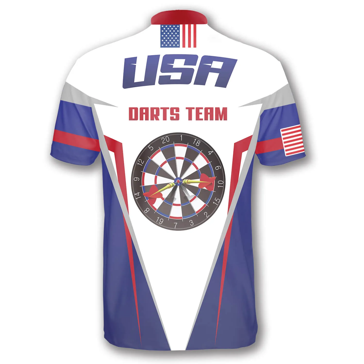 Dart Board USA Custom Darts Jerseys for Men, Personalized Name Team Name Dart Shirt, Dart USA Shirt