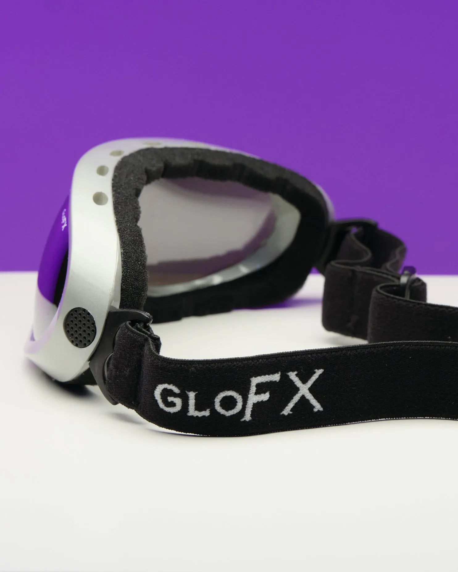 GloFX Silver Diffraction Ski Goggles - Silver Mirror