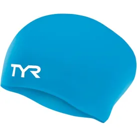 Long Hair Wrinkle-Free Cap - Blue