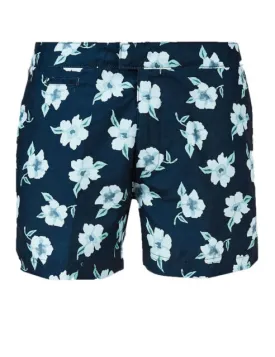 M&S AUTOGRAPH Mens Swim Shorts Dark Navy Floral