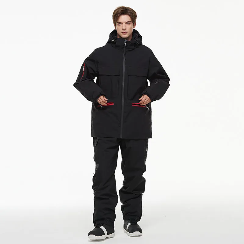 Men Insulated Ski Jackets & Pants Set Downhill Diva Suits