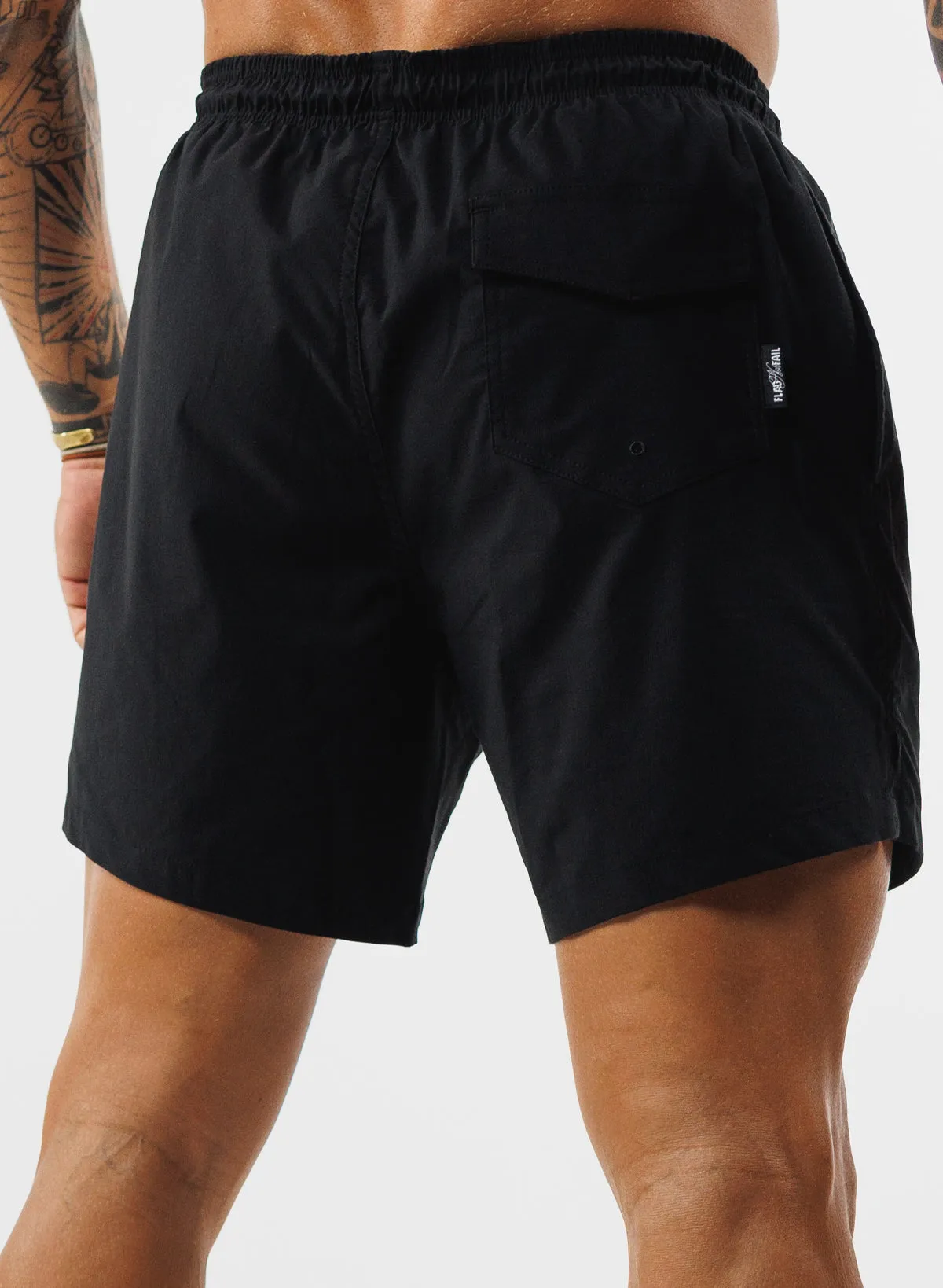 MEN'S FNF BOARD SHORTS - BLACK