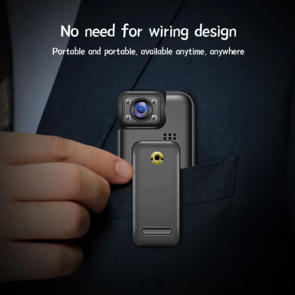 Mini Portable HD Rotatable WiFi Camera With 64GB Memory Card