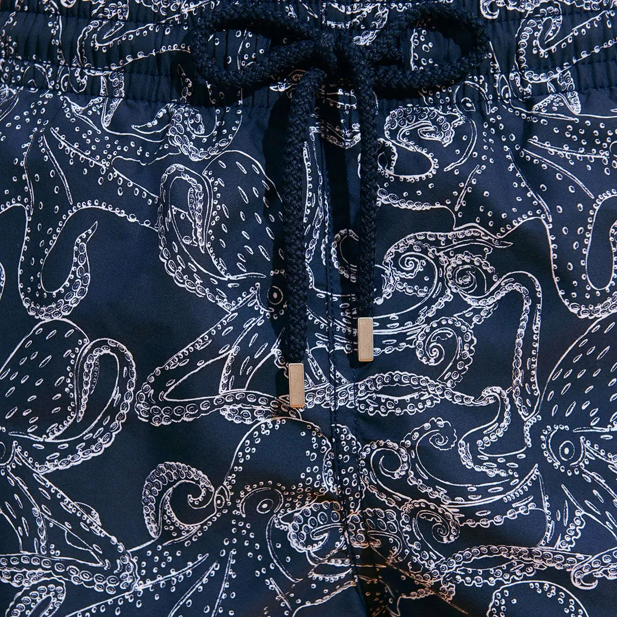 Navy ‘Poulpes Bicolores’ Moorea Swim Shorts