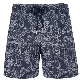 Navy ‘Poulpes Bicolores’ Moorea Swim Shorts