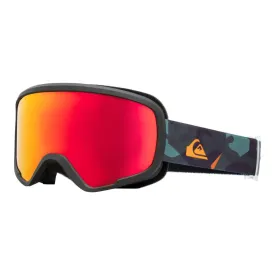 Quiksilver Shredder Boys Ski Goggles - Purple Camo/Red OS