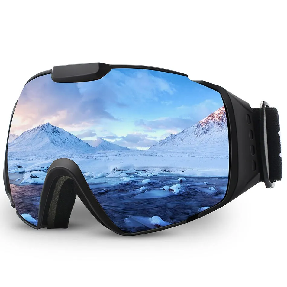 Ski Goggles Anti-Fog Snowboard Skate Spherical Lens