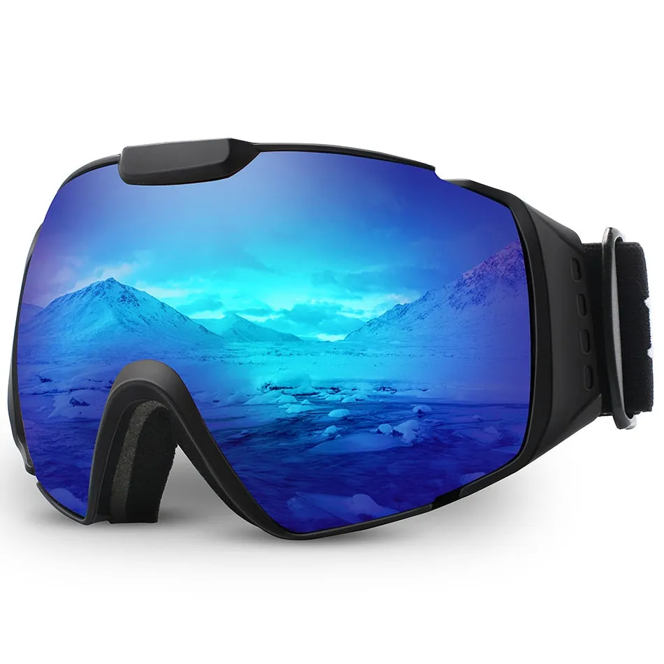 Ski Goggles Anti-Fog Snowboard Skate Spherical Lens