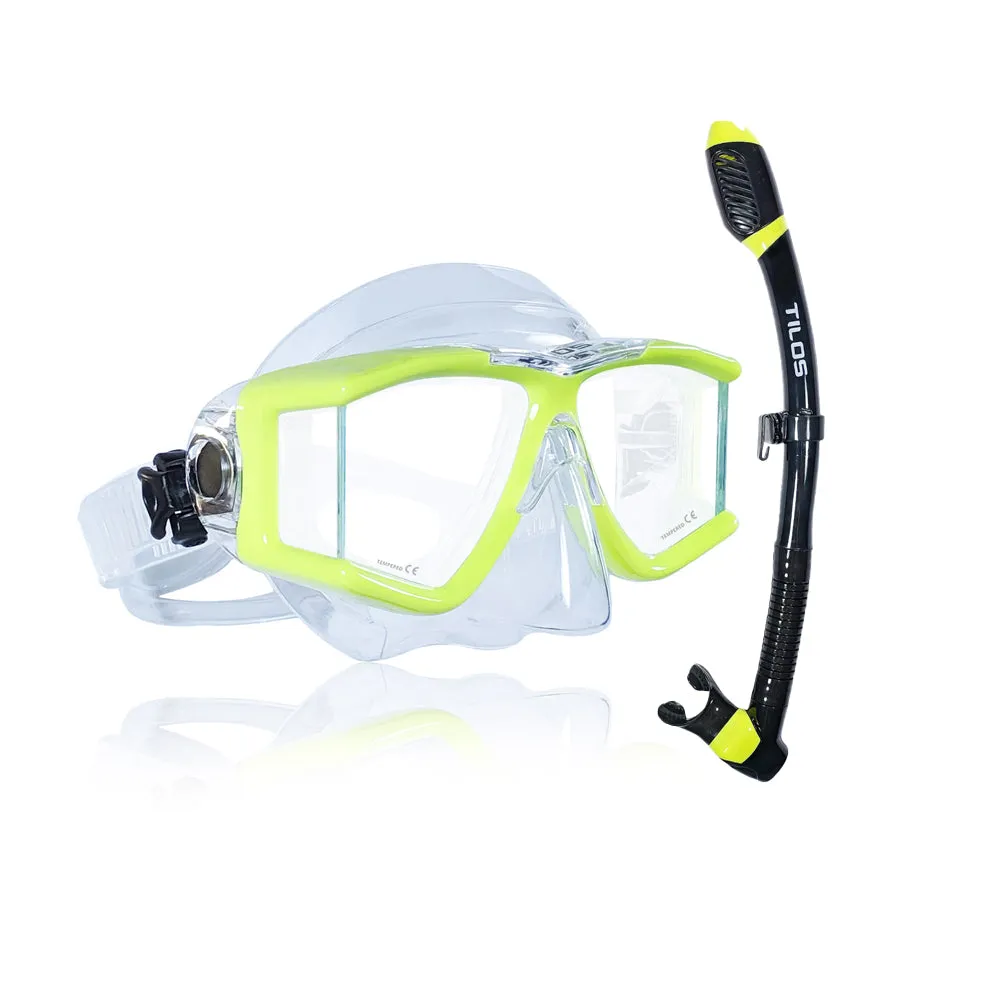 Tilos M400 Panoramic Mask / Sleek Dry Snorkel