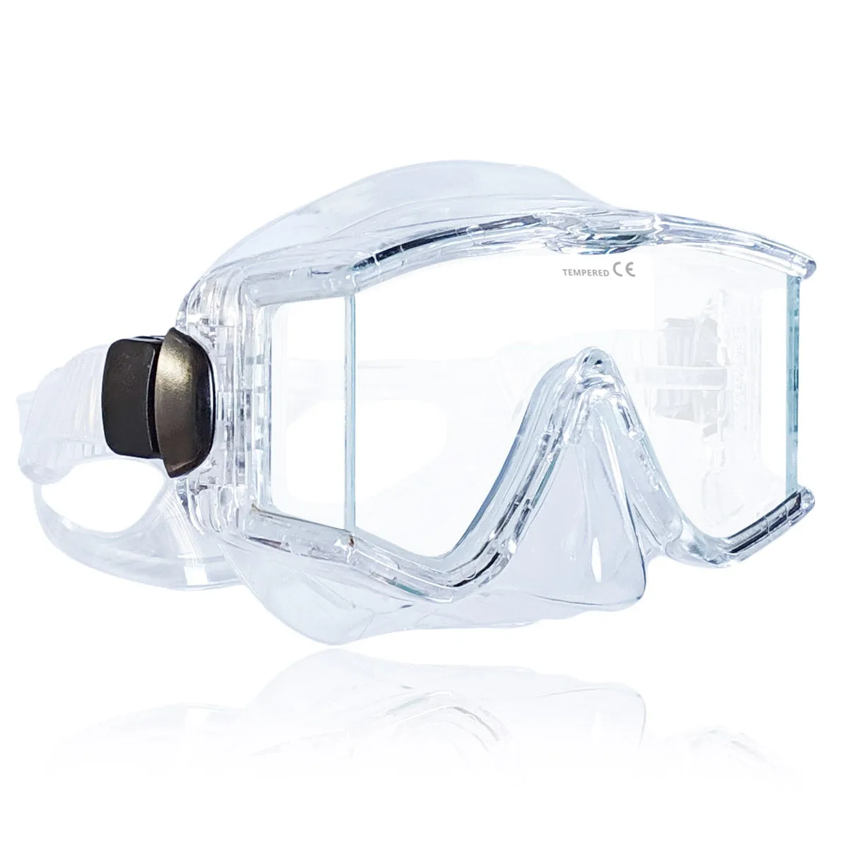 Tilos Panoramic Tru-View 3 Lens Mask for Scuba and Snorkeling