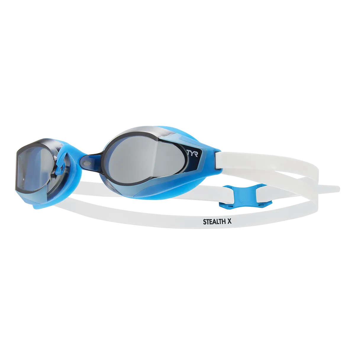 TYR Stealth-X Smoke Blue Performance Goggles