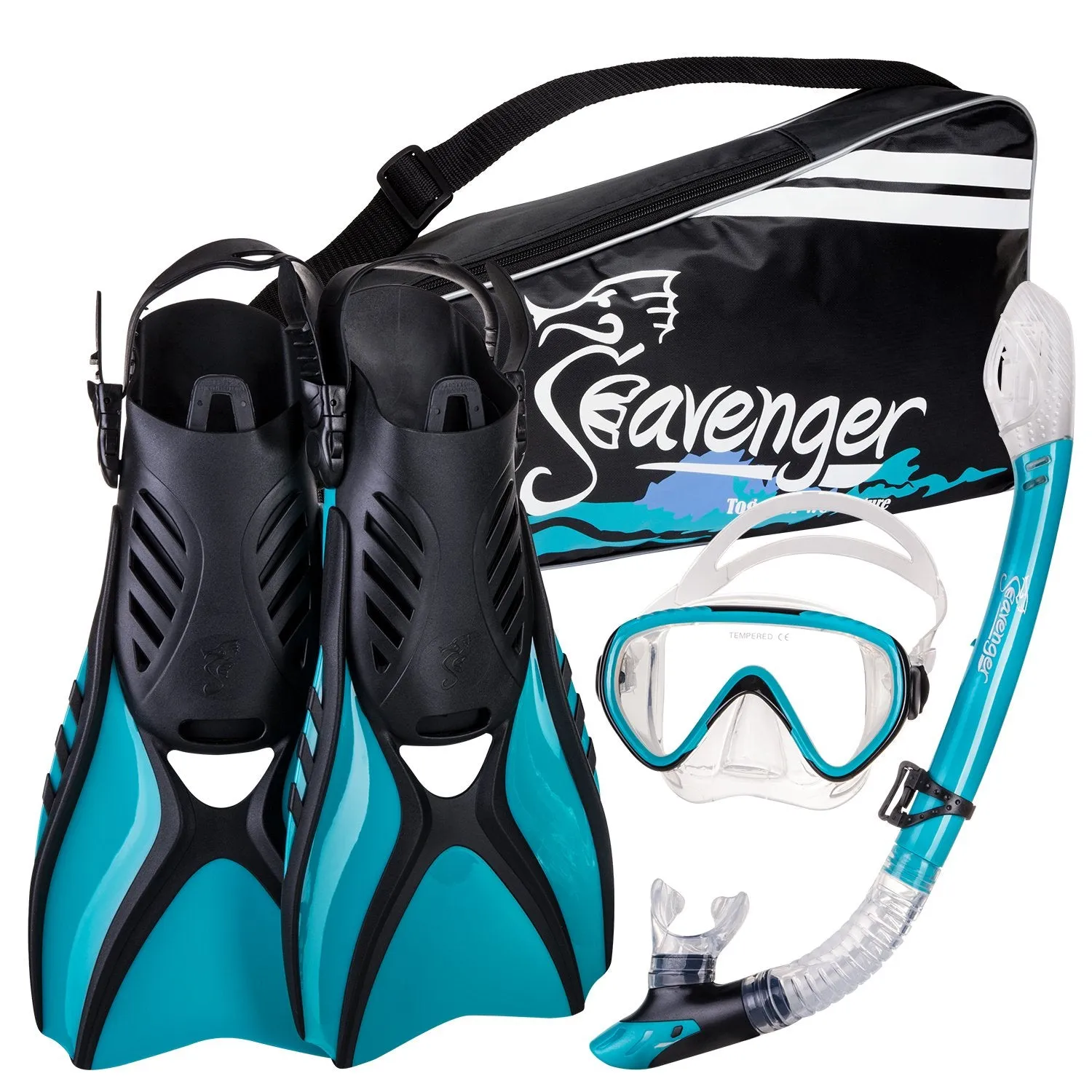 Voyager Snorkel Set - Teal