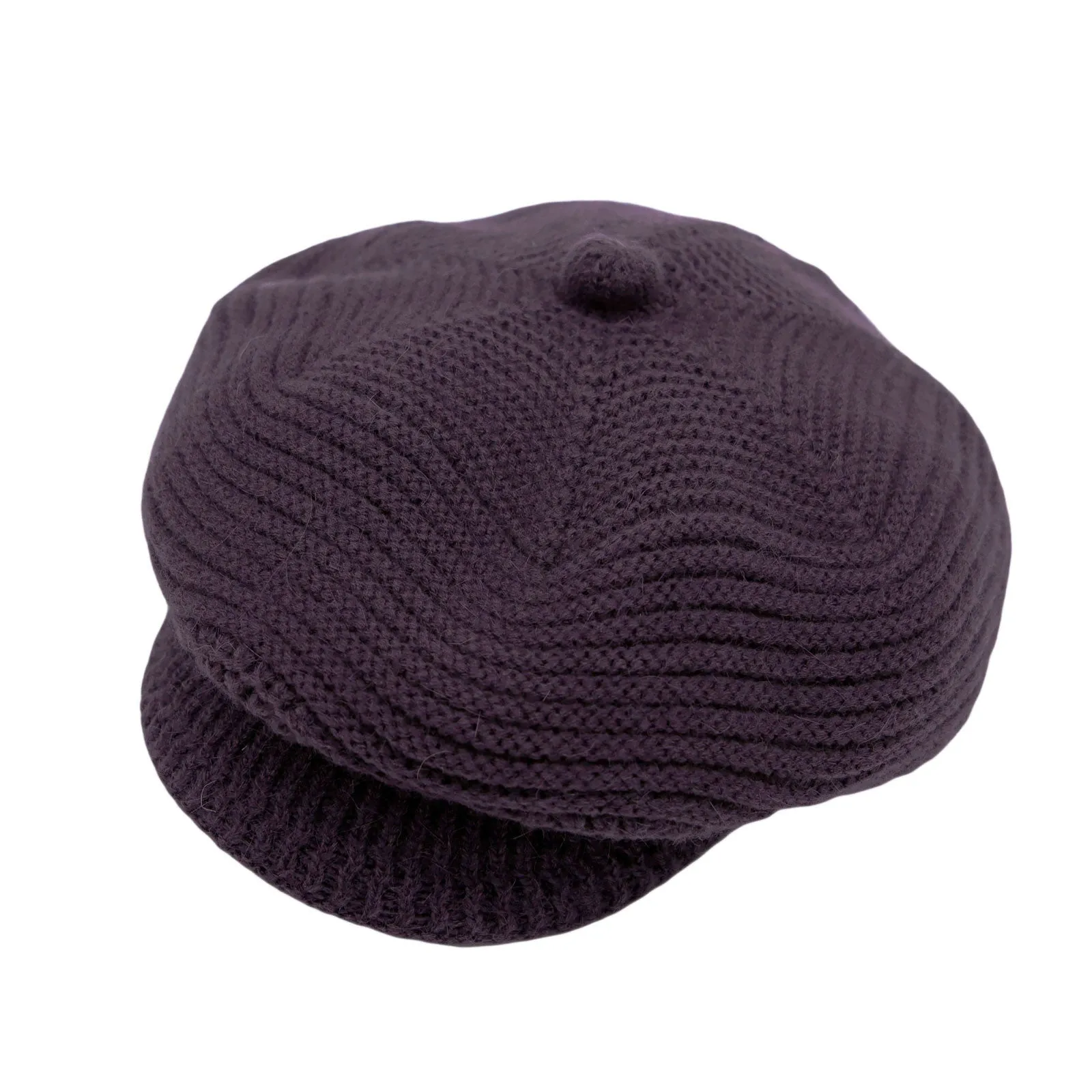 Winter Knit Newsboy Caps Lady Warm Baker Beanie Hat YZG0081